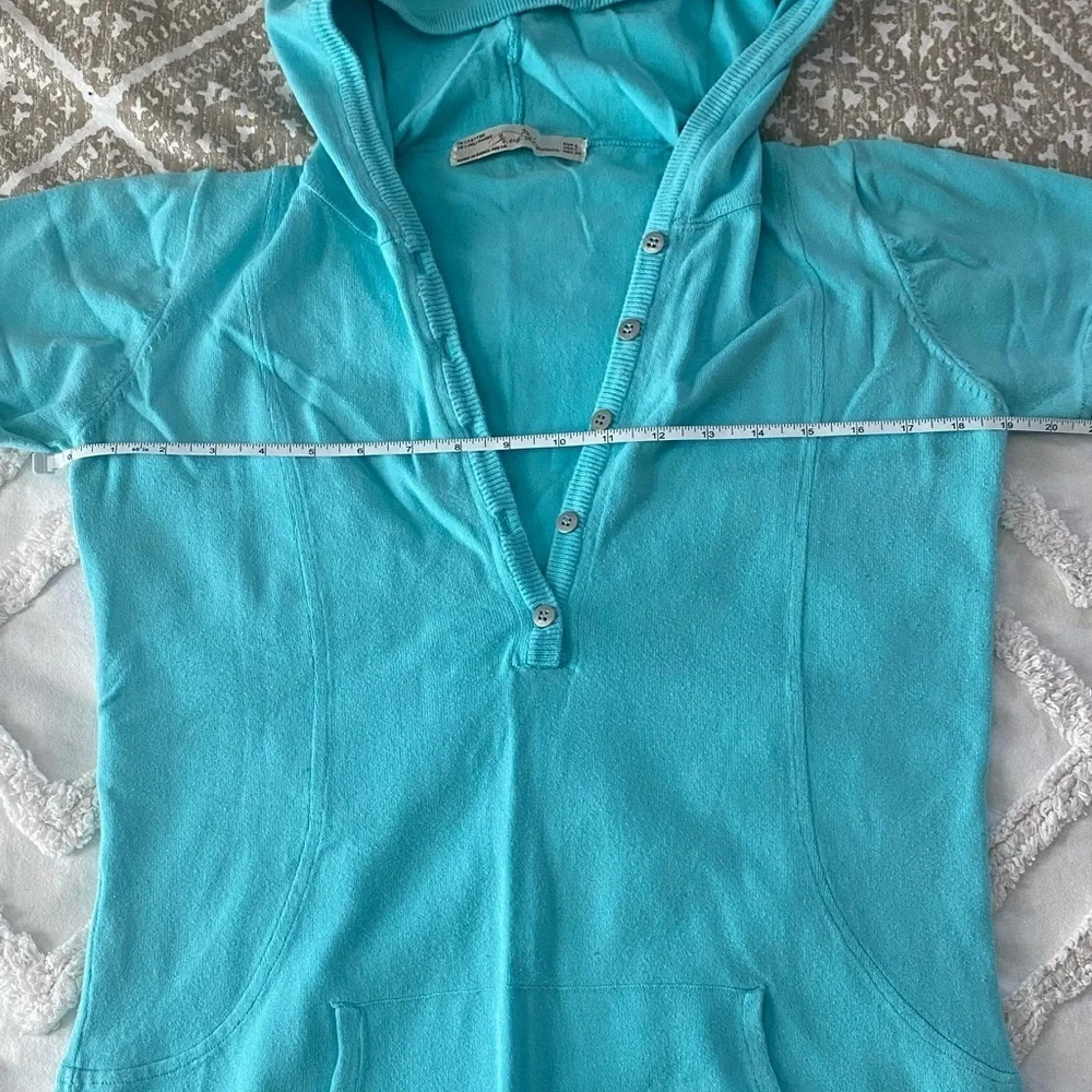 EUC Y2K v-neck short sleeve sweater size large - Picture 5 of 9